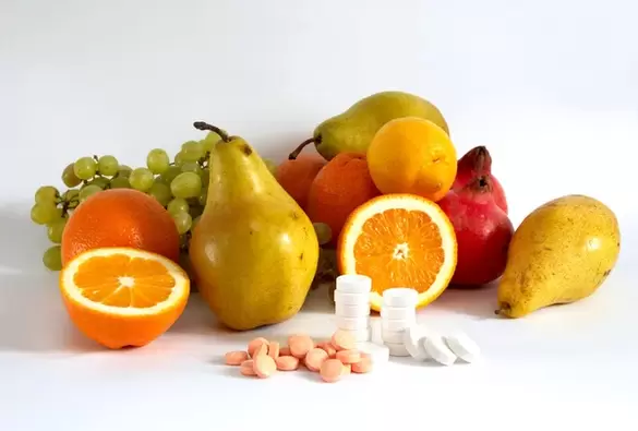 bitaminak fruta eta pilulak potentzia